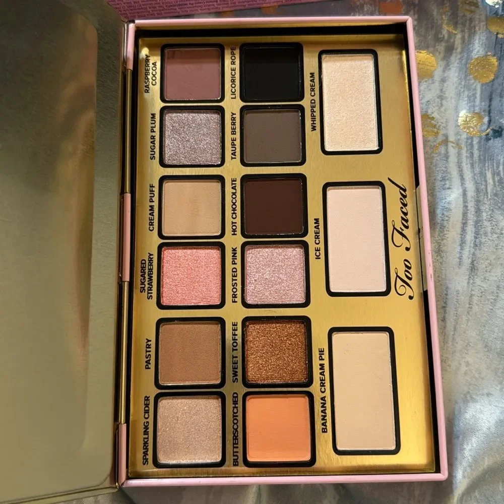 Too faced I want kandee eyeshadow palette limited edition make up